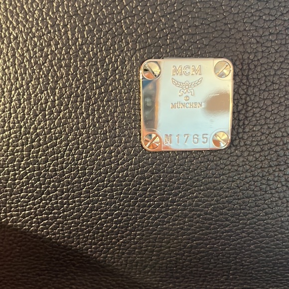 MCM Backpack black floral camo camouflage look - Picture 11 of 14